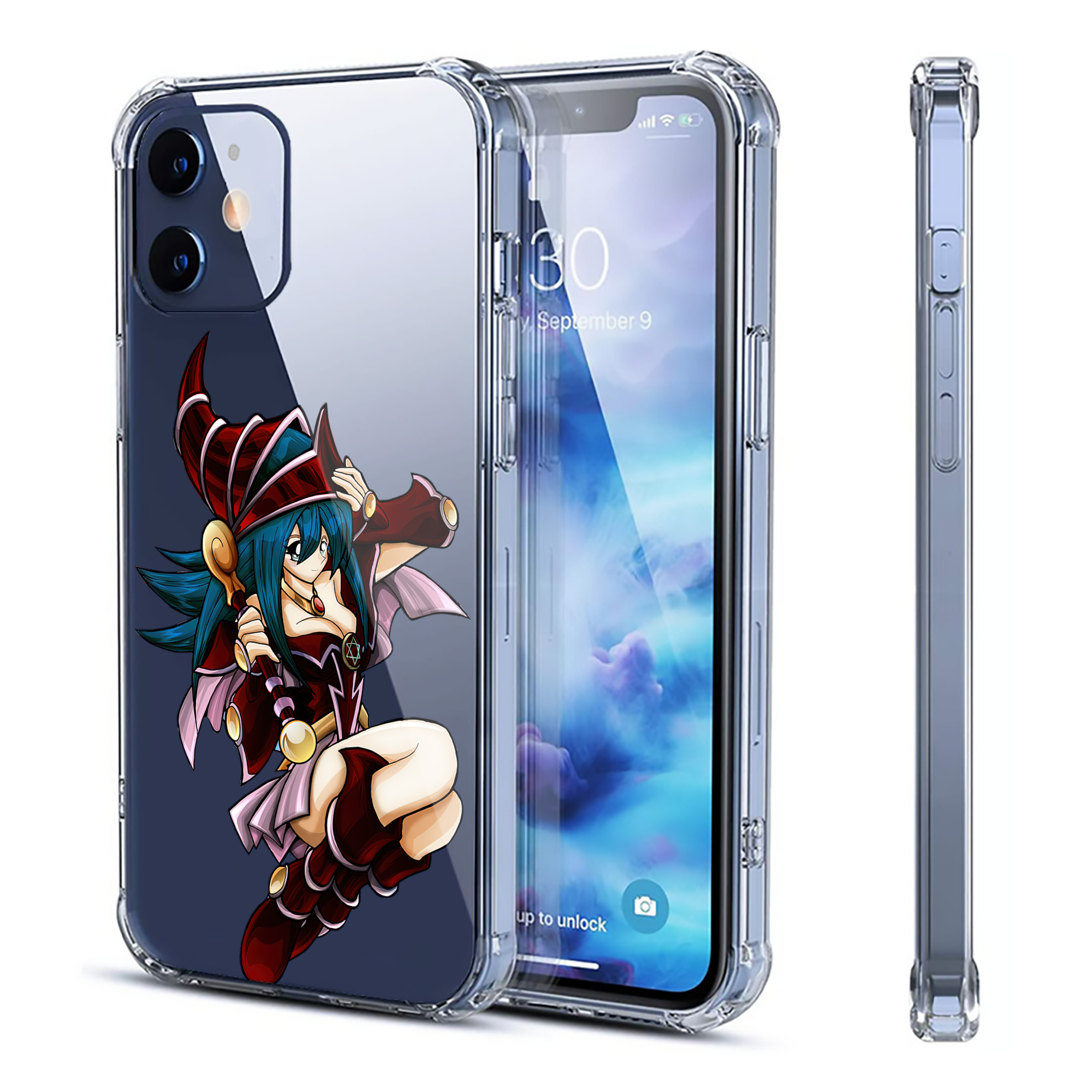 （画像用） 遊☆戯☆王 Yu-Gi-Oh! 【iPhone 12シリーズ対応】透明スマホケース（クリアソフトケース）